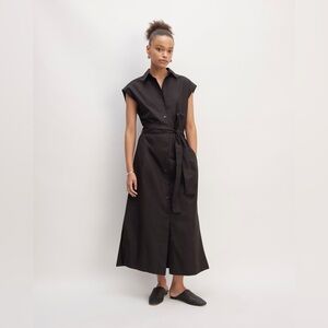 NWOT Everlane The Supima® Cotton Short-Sleeve Shirt Dress
